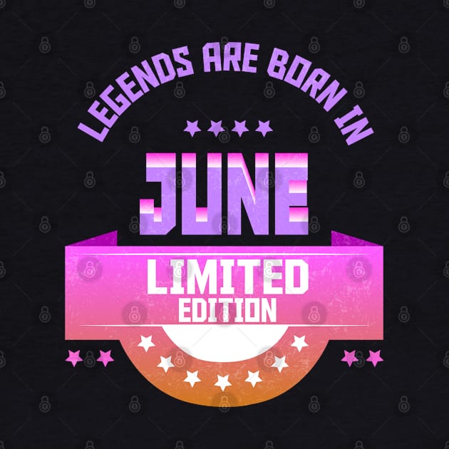 Legends are Born In June by Suryaraj